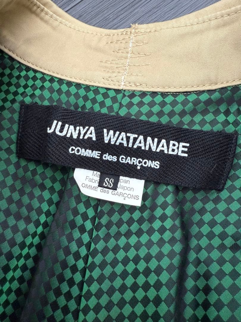 ジュンヤワタナベコムデギャルソン 変形ロングトレンチコート