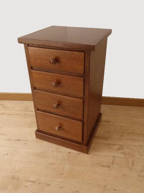 勇峰工芸（新）　チェスト38-4　ナラ材家具　北海道手作り家具