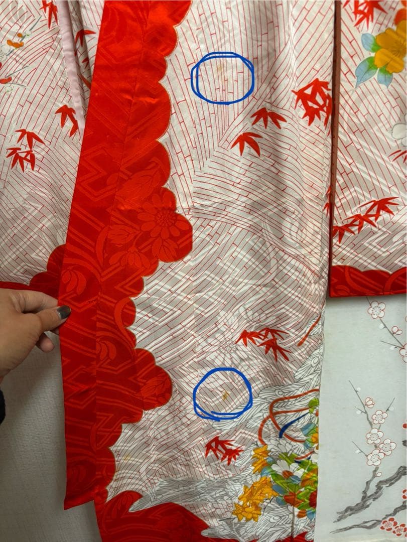 3歳　女の子　被布　着物　アンティーク