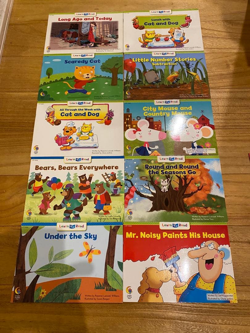 learn to read 英語　絵本