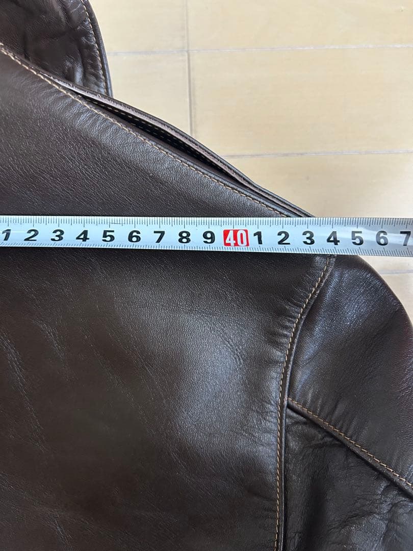 BuzzRickson's A-2 レザージャケット 38 赤リブ 人気