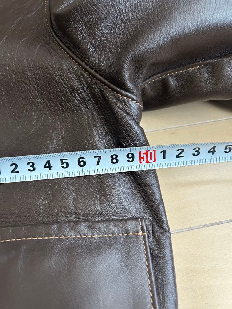 BuzzRickson's A-2 レザージャケット 38 赤リブ 人気