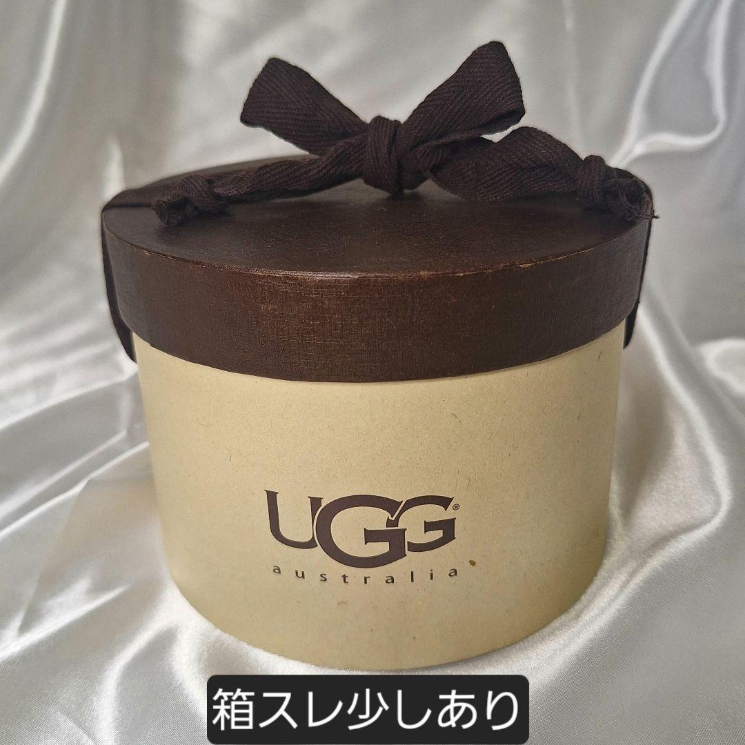 未使用　ムートンUGG 耳あて　イヤーマフ　ブラウン　ファー　スエード