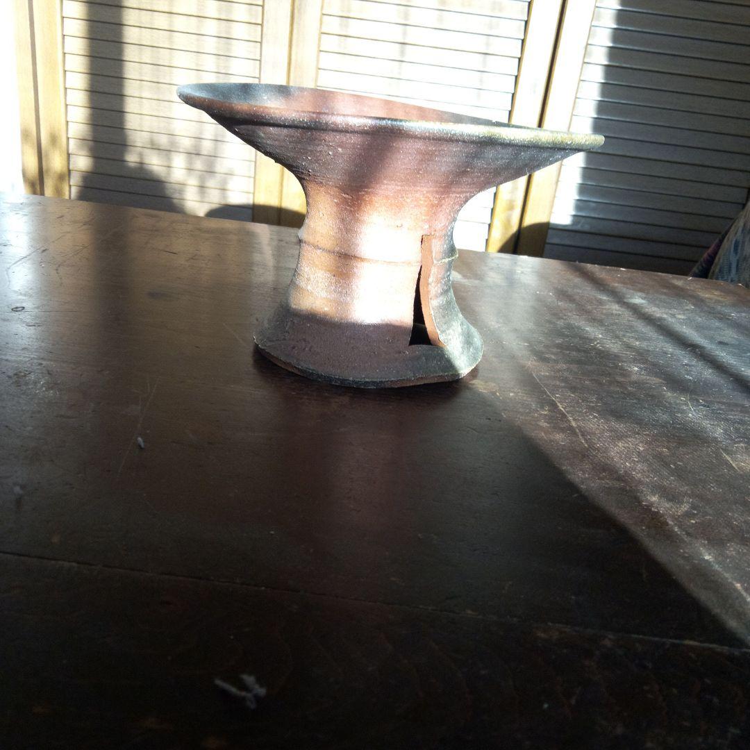 備前焼、高足台、