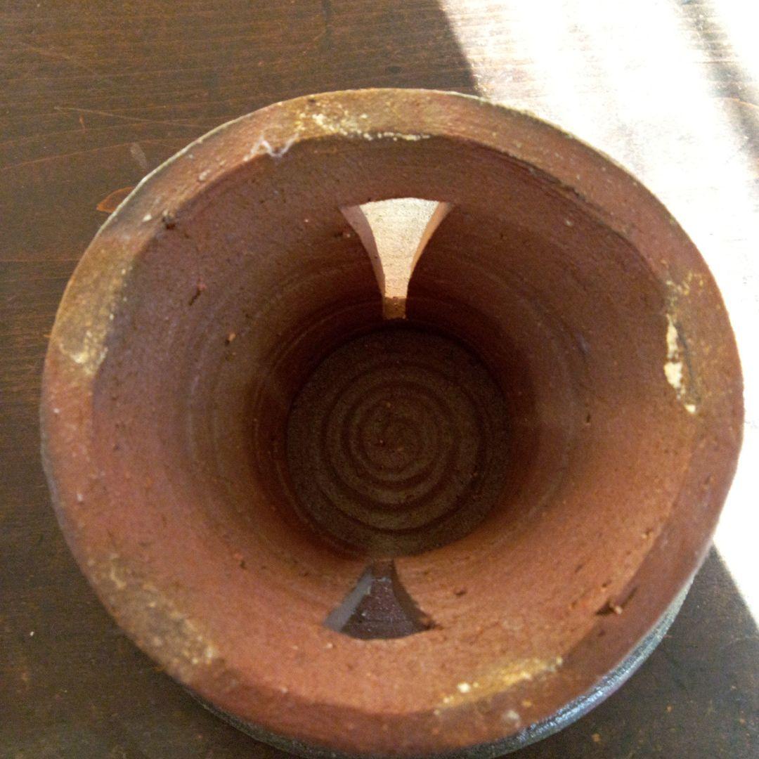 備前焼、高足台、