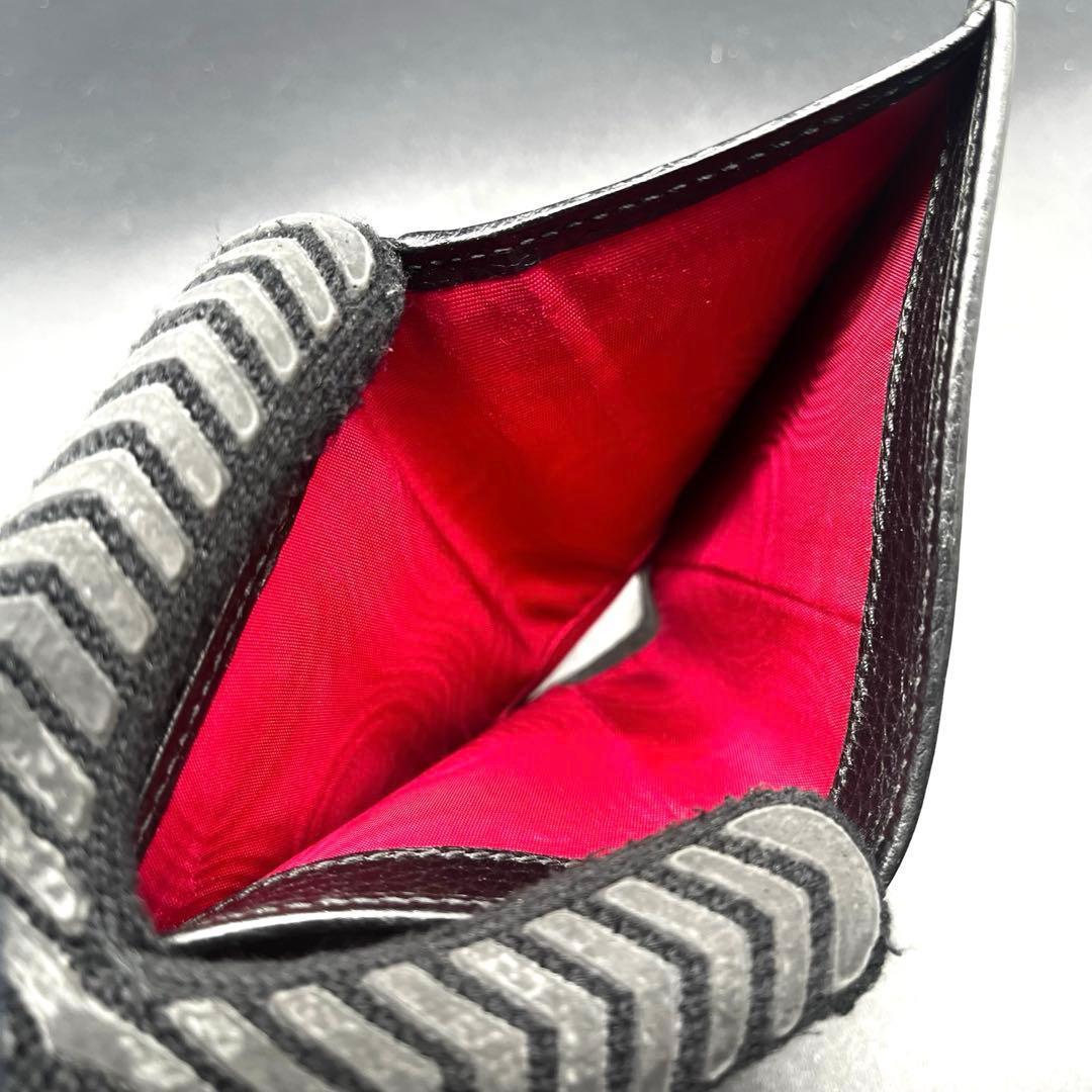 ヤマダ限定品/美品✨グッチ 折り財布 GGマーモント レザー 本革 バイカ