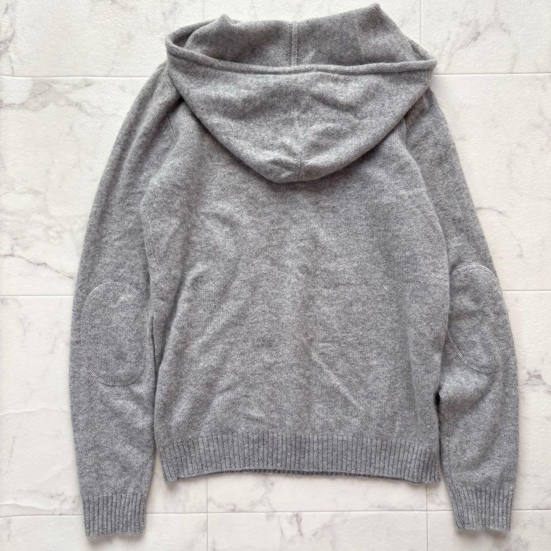 ウィークエンドマックスマーラ カシミヤ100 フーデット ニットパーカー 洗える