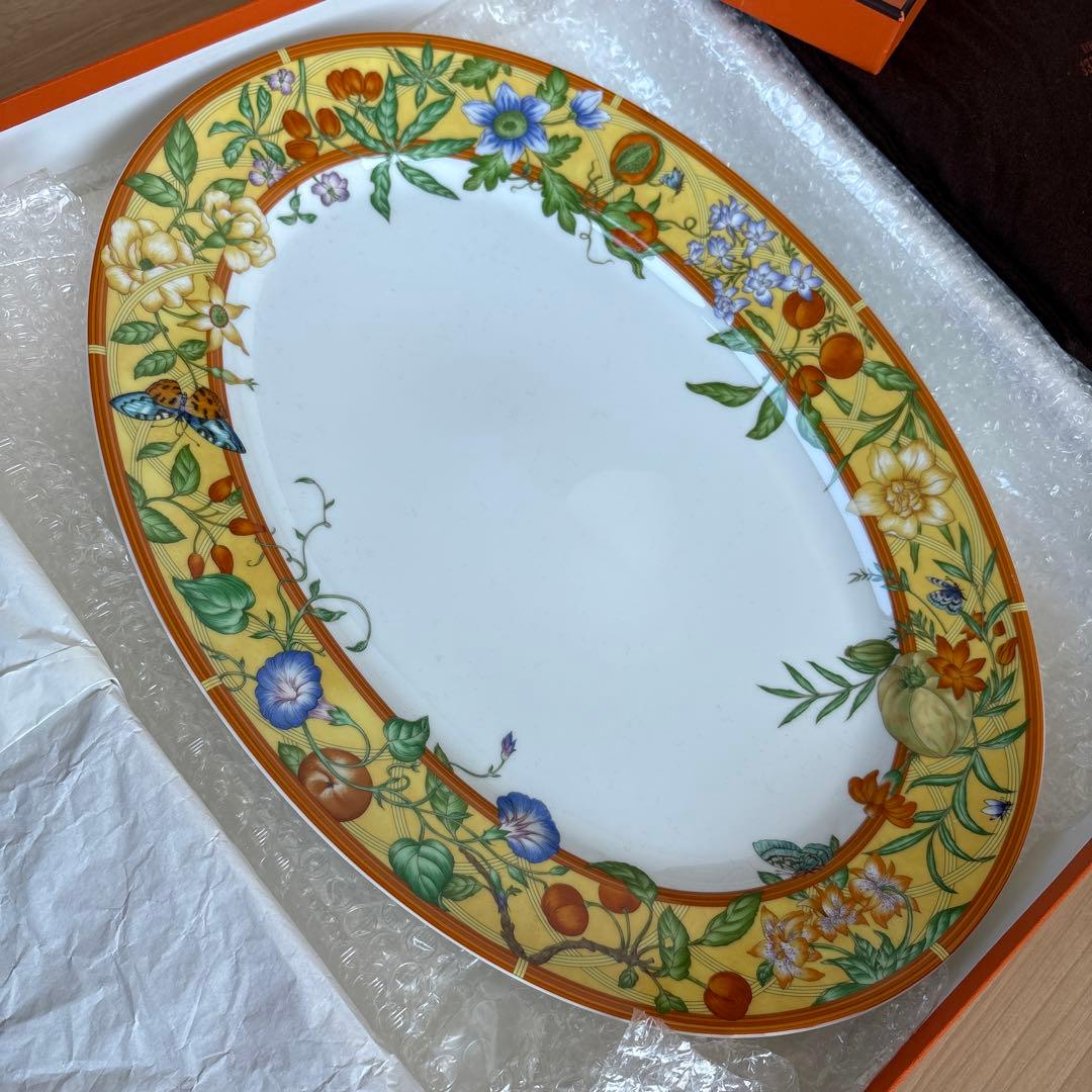 【希少】エルメス⭐︎シエスタ・オーバルプレート