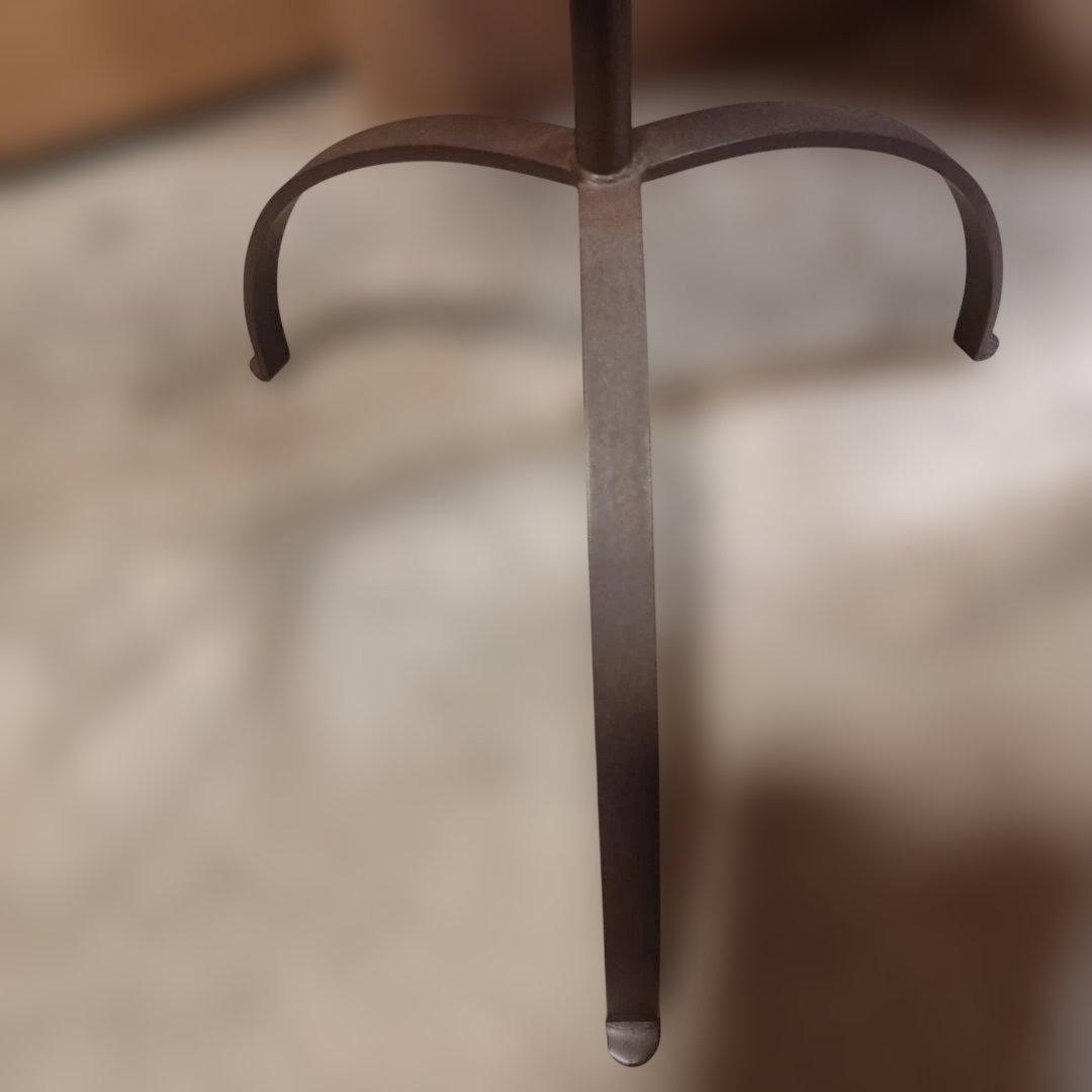 HUKLA 日本フクラ サイドテーブル アイアン脚 ミッドセンチュリー カバ材