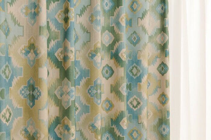 【新品】カーテン ドレープ インディゴ モダン 遮熱 遮音 遮光 1級 日本製