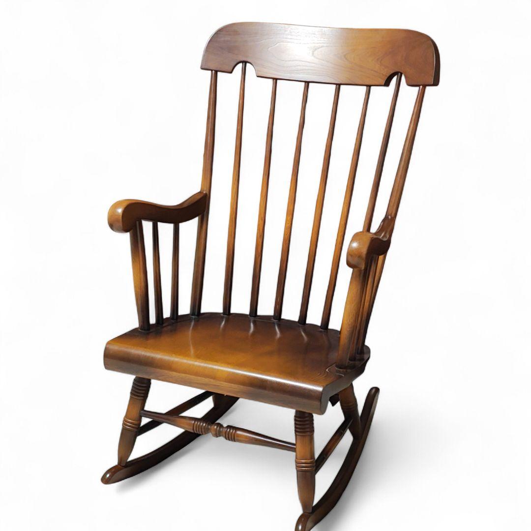 【美品】飛騨産業　ロッキングチェア　穂高　キツツキ