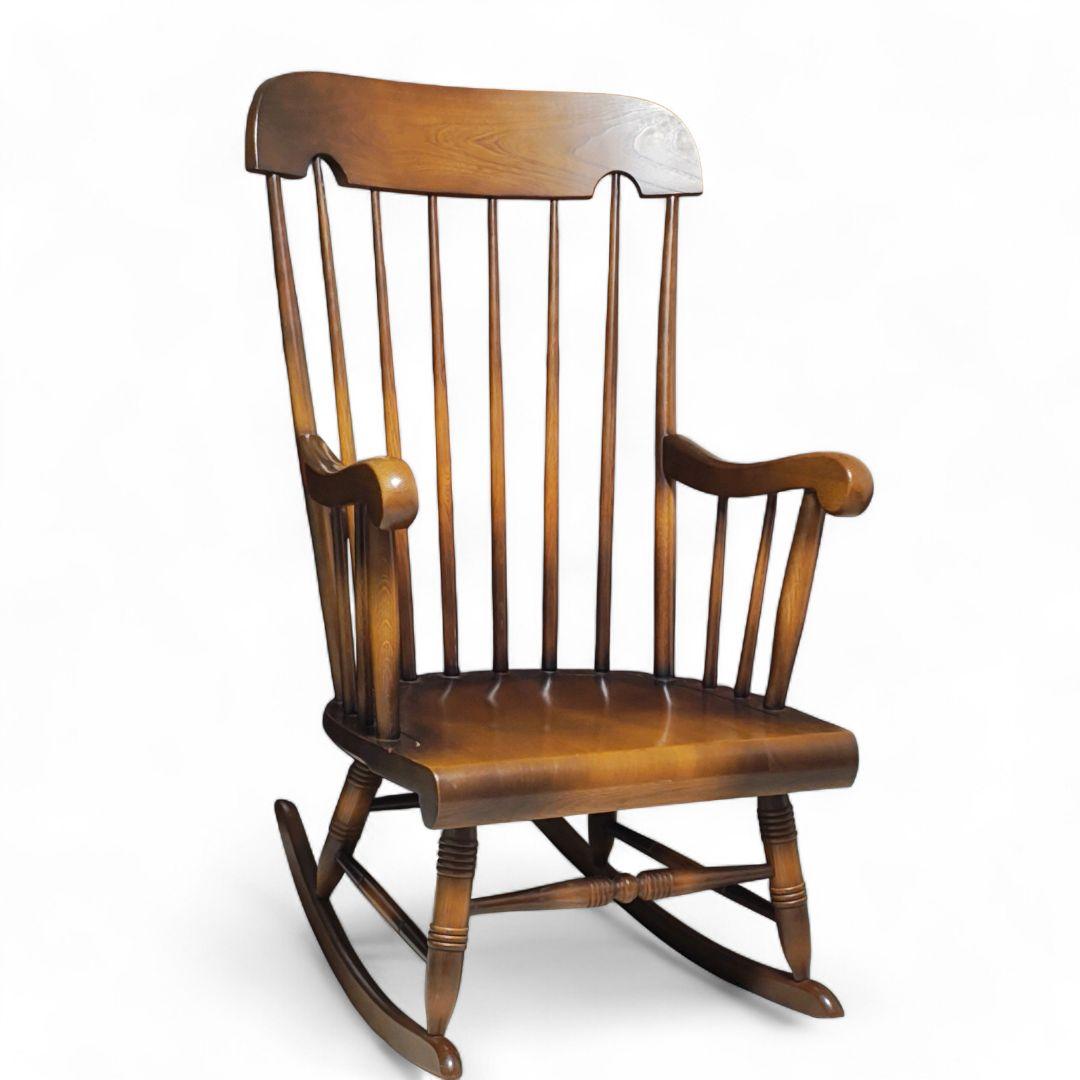 【美品】飛騨産業　ロッキングチェア　穂高　キツツキ