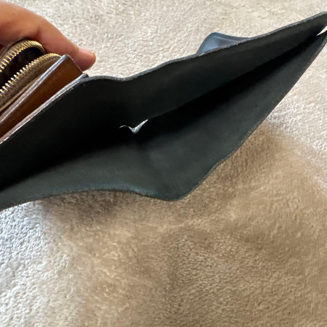 【名作】forme フォルメ Short Wallet ベビーカーフ×SHF 黒