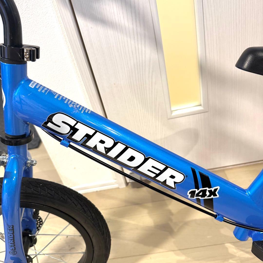 (極美品)STRIDER ストライダー　14X バランスバイク　ブルー