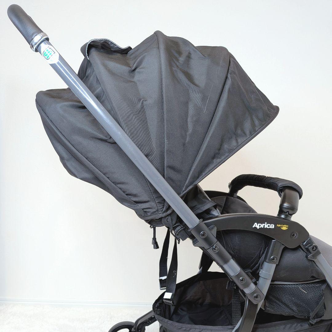 【美品】Aprica ラクーナ ベビーカー ハイシート 軽量 ソファ クッション