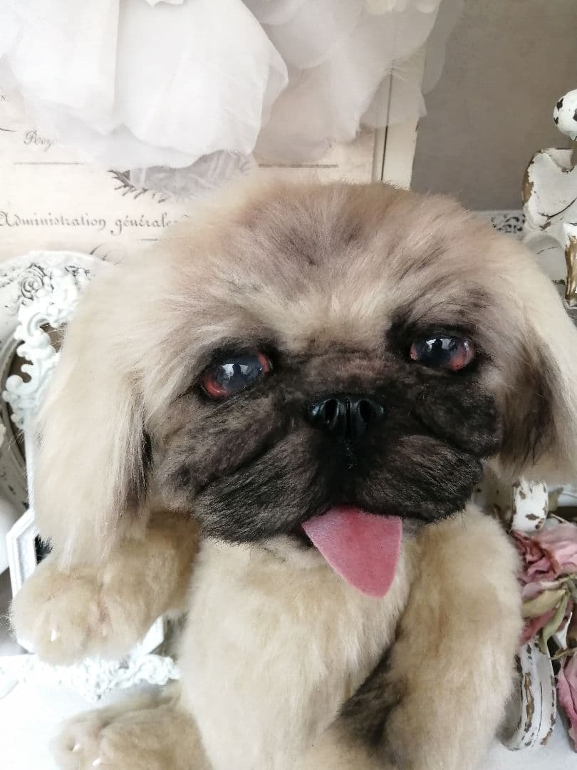 RIKUMU様♡オーダー♡ペキニーズ♡ワンちゃん♡犬♡アートドール♡ぬいぐるみ