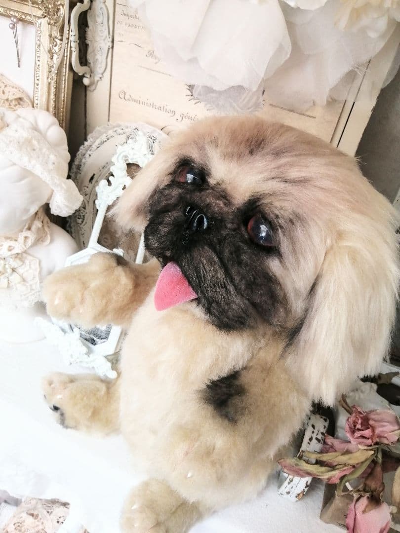 RIKUMU様♡オーダー♡ペキニーズ♡ワンちゃん♡犬♡アートドール♡ぬいぐるみ