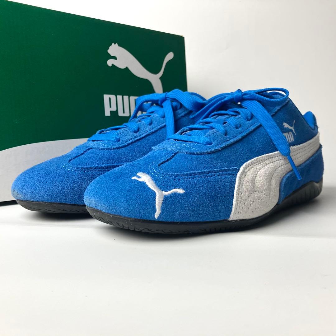 【け】PUMA SPEEDCAT OG レーシングシューズ　ブルー　24