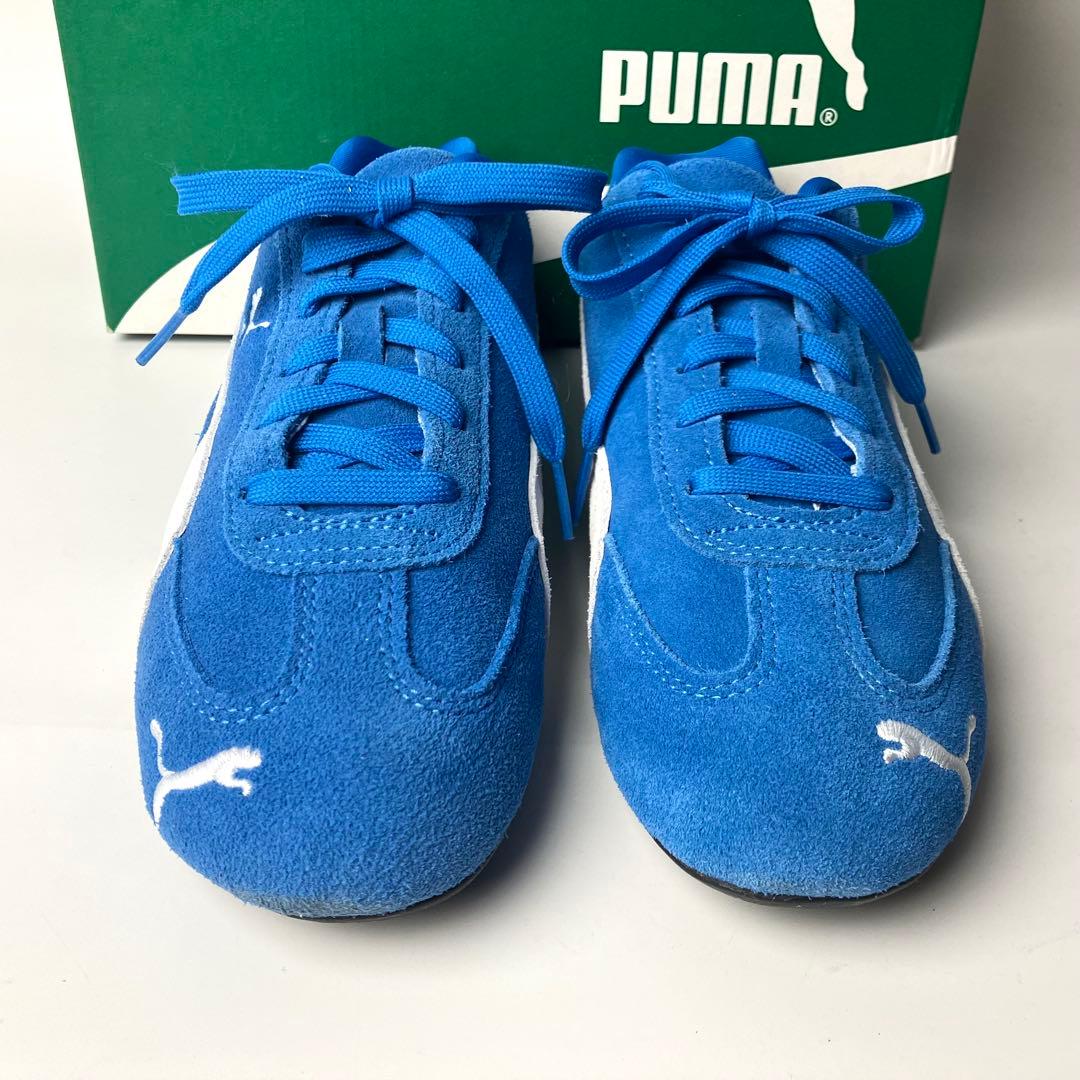 【け】PUMA SPEEDCAT OG レーシングシューズ　ブルー　24