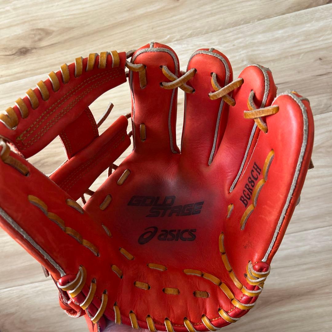 新*久様 アシックス　ゴールドステージ  ROAD 軟式グローブ 内野