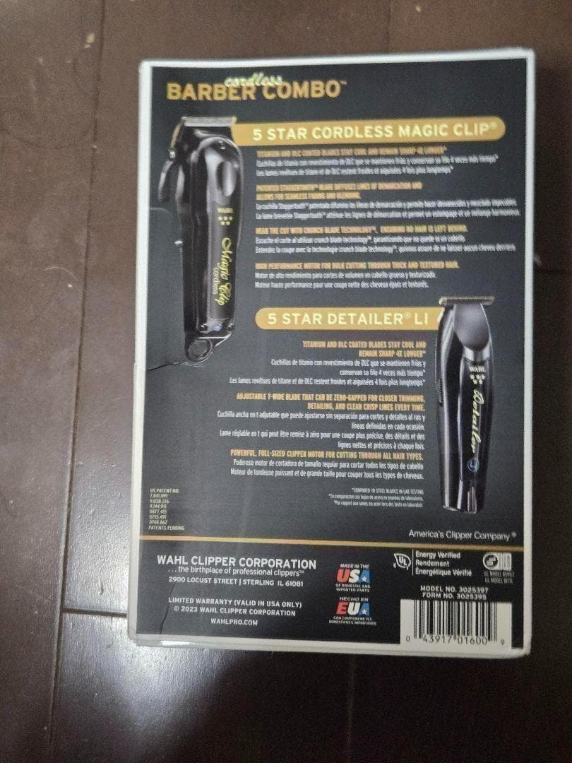 WAHL MagicClip&Detailerバリカンブラック@0@9=86