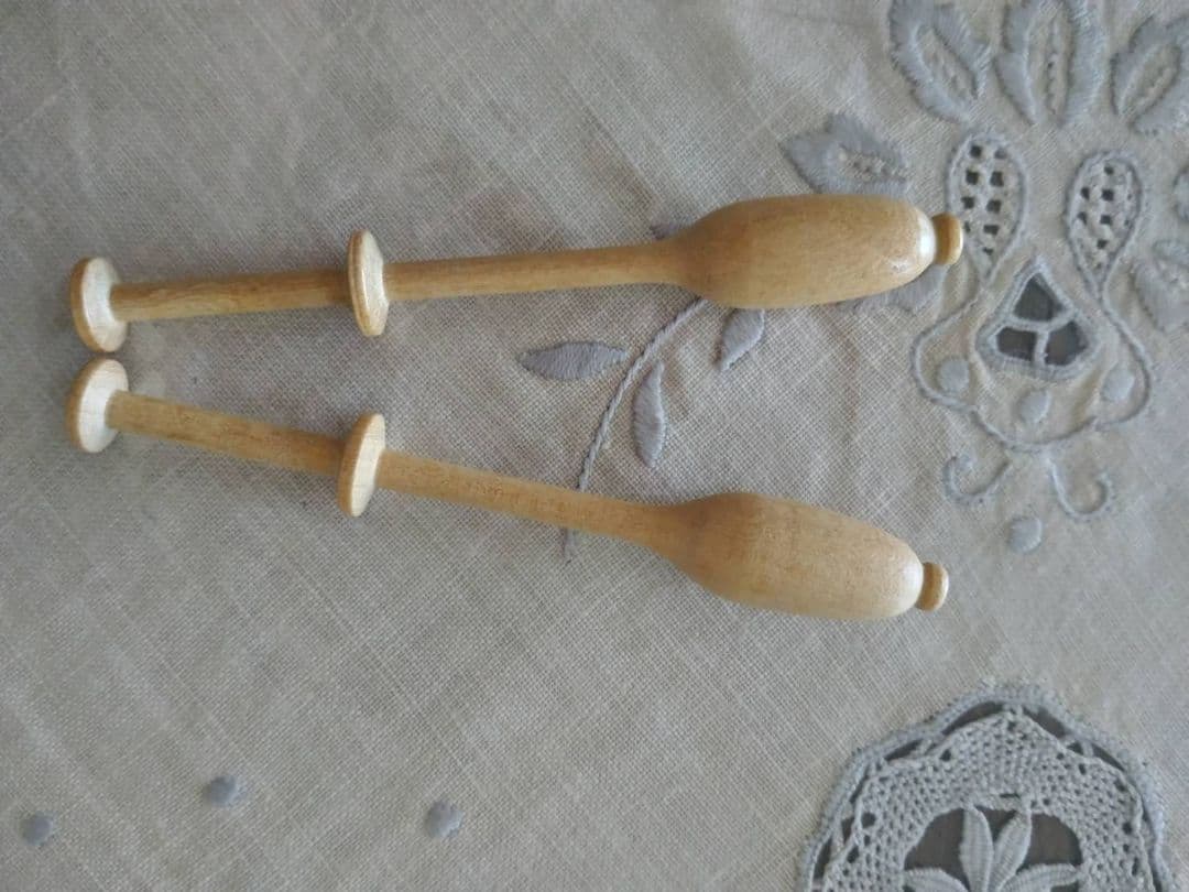 木製ボビンレース用ボビン 100本セット