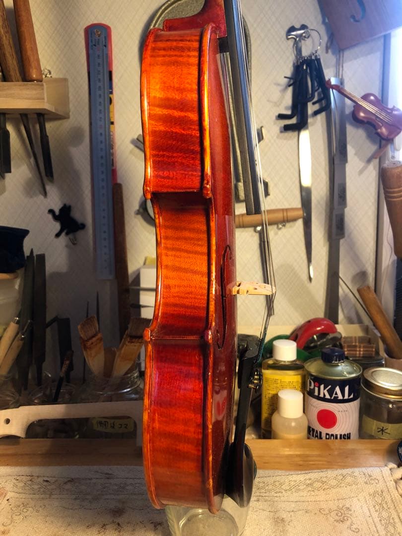 【駒&魂柱調整済】valente分数バイオリンVN30 1/2 2012