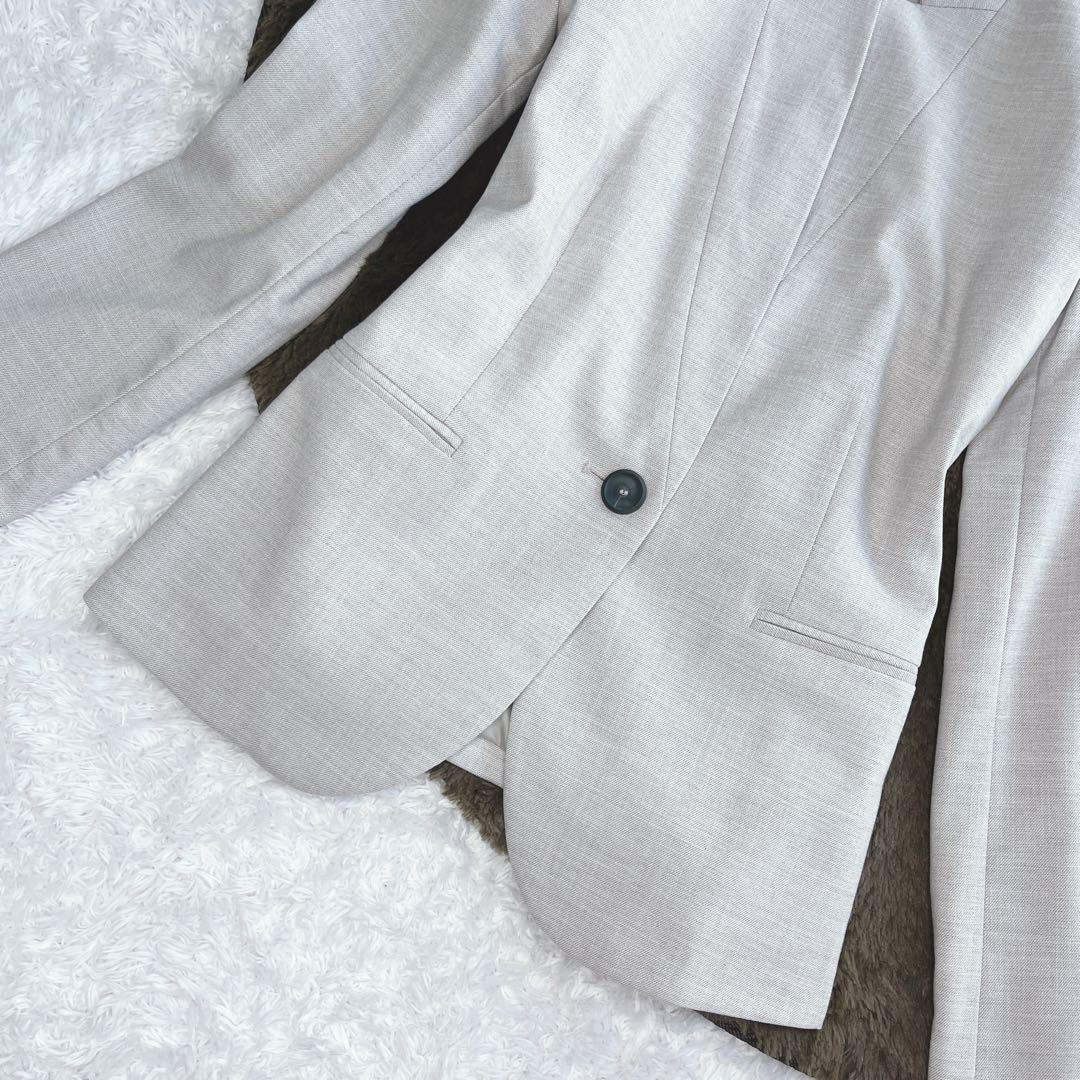 新品タグ付き✨ザラ ノーカラー パンツスーツ セットアップ 洗える 近年モデル