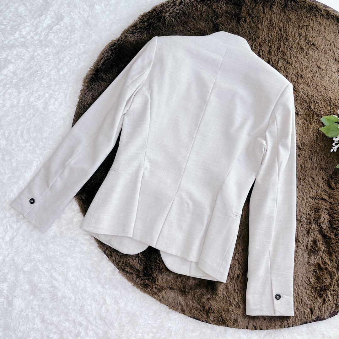 新品タグ付き✨ザラ ノーカラー パンツスーツ セットアップ 洗える 近年モデル