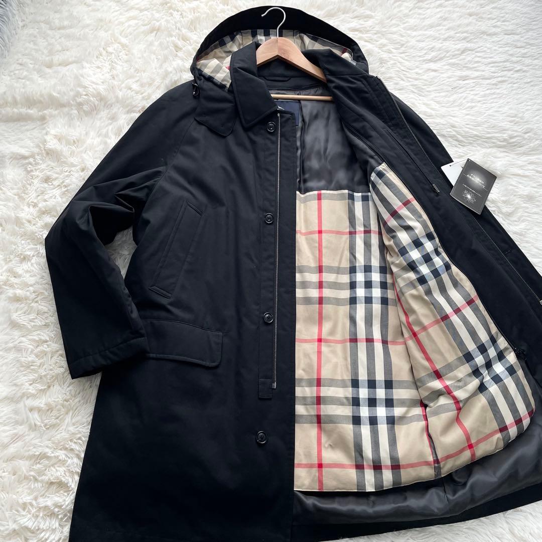 未使用保管品✨バーバリーロンドン　4wayコート　ダウンライナー　フード着脱　黒