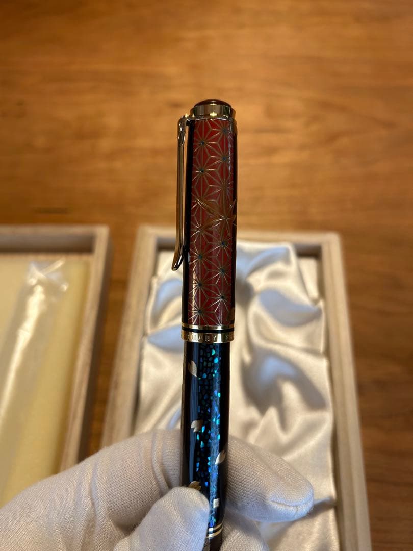 Pelikan ペリカン 万年筆 リミテッドエディション M1000 蒔絵 春秋