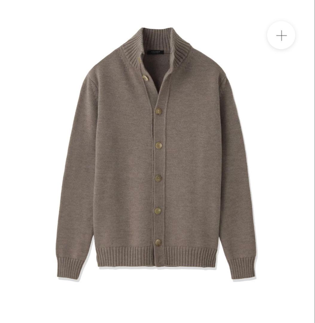 ARCODIO グレー ドライバーズニット カーディガン サイズ48