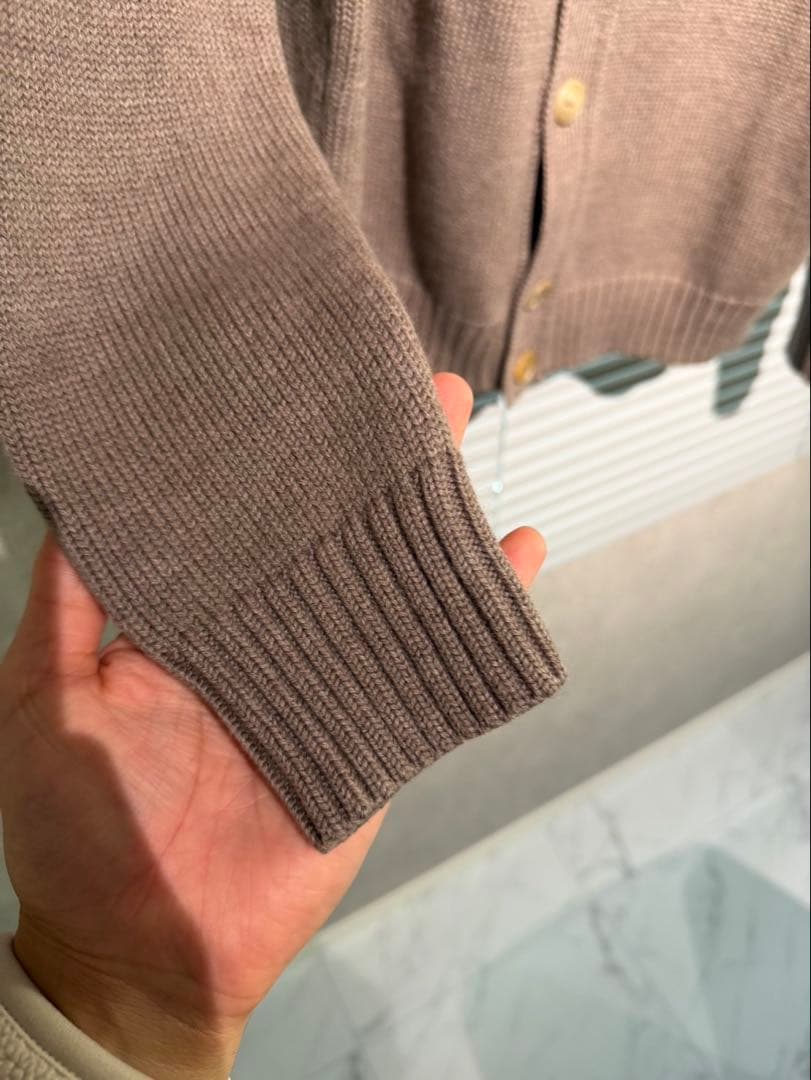 ARCODIO グレー ドライバーズニット カーディガン サイズ48