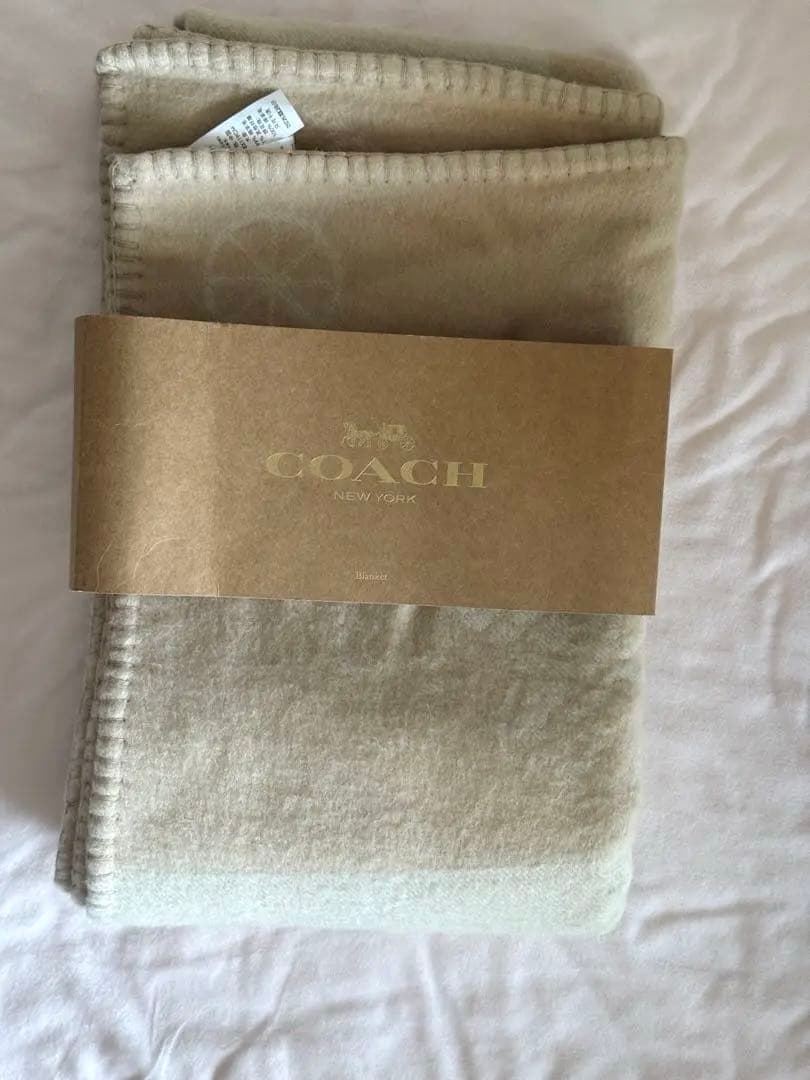 新品•レア品COACHコーチ　ホース アンド キャリッジ プリント ブランケット