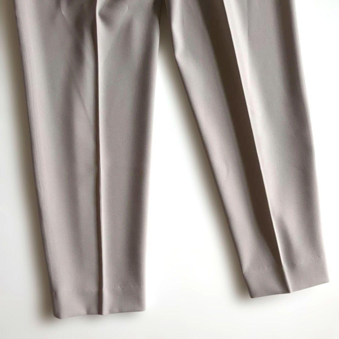 極美品★プラステ パンツスーツ カラーレス テーパードパンツ グレージュ 洗える
