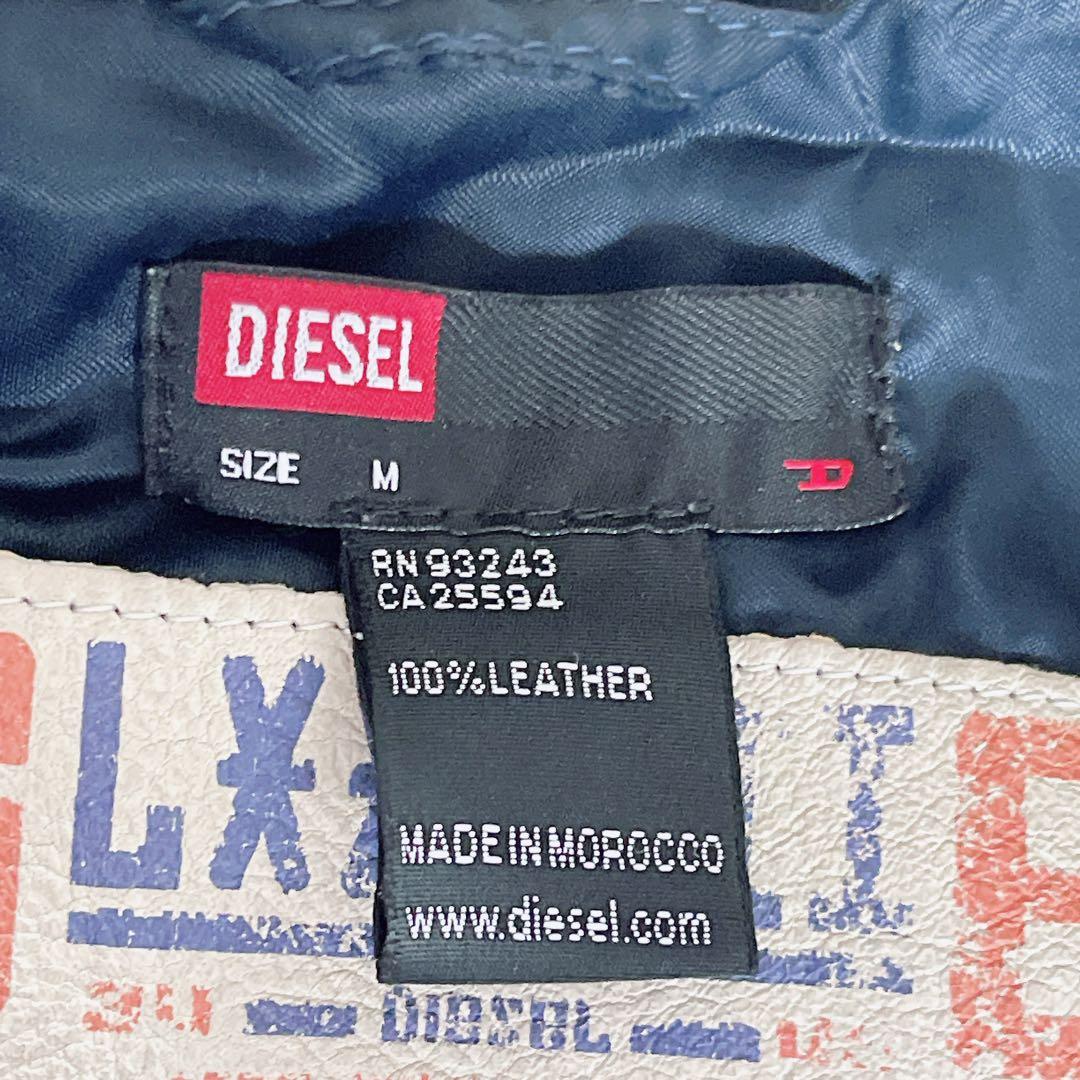 【DIESEL】90s レーシングジャケット シングルライダース Mサイズ