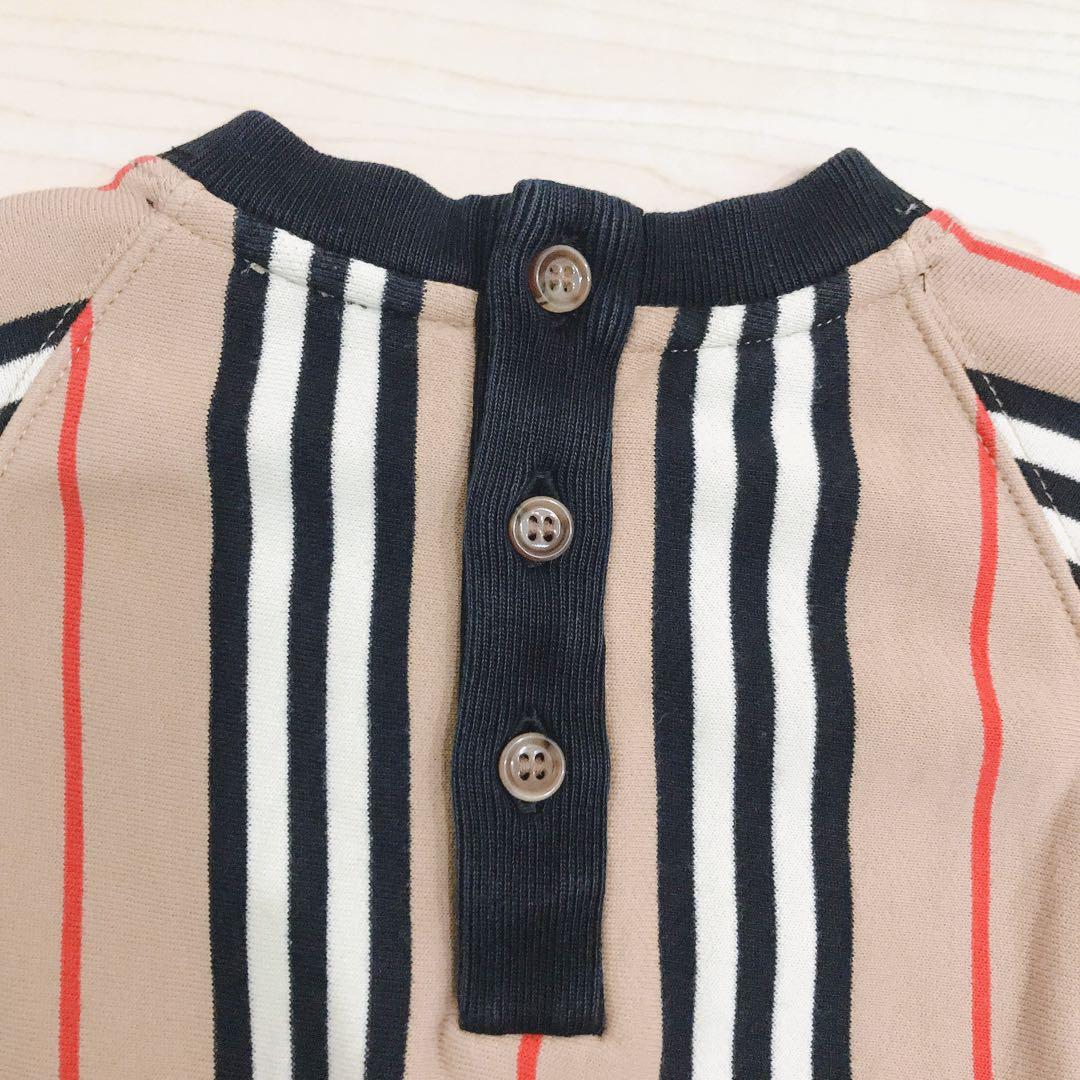 Burberry キッズ　ストライプ　ワンピース　18M 80cm