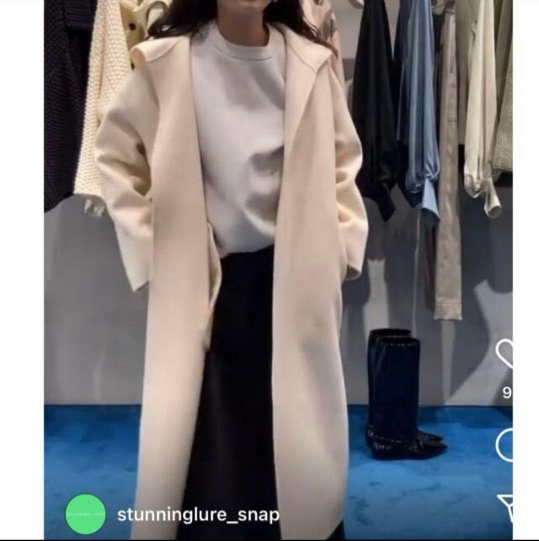 スタニングルアー　リバーコート　フーデッドコート　アイボリー　サイズ1