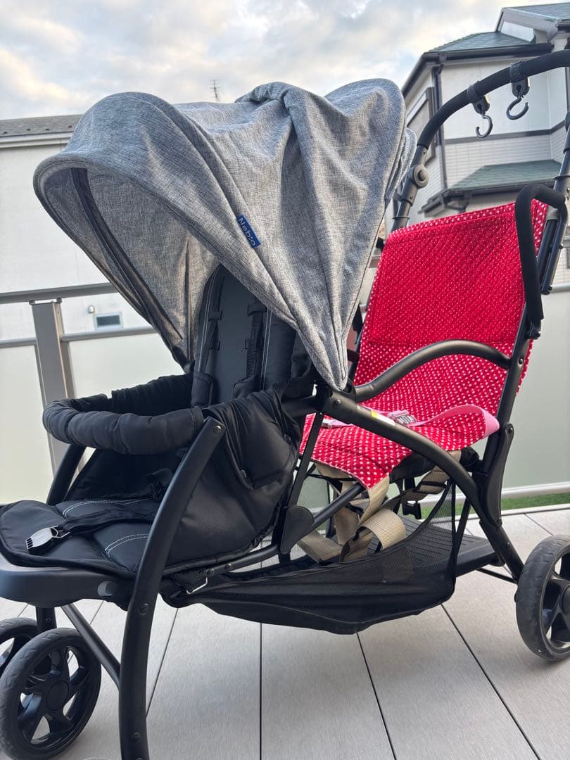 【最安値】【美品】2人乗りベビーカー Nebio ネビオ 2人乗り