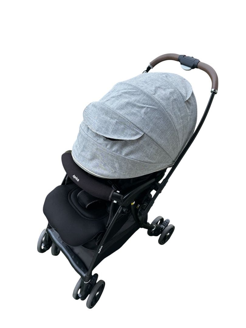 Apricaアップリカ　ラクーナ クッション AD ベビーカー　レザー　美品