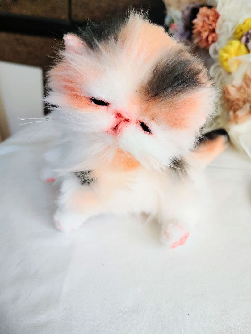 さんごやま様❤オーダー♡ほにゃほにゃ〜キャリコ子猫ちゃん♡アートドールぬいぐるみ