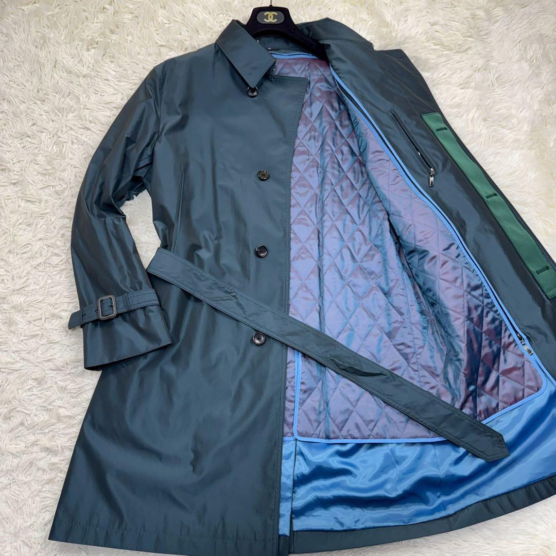 極美品✨ランバンコレクション トレンチコート　キルティングライナー 52 2XL