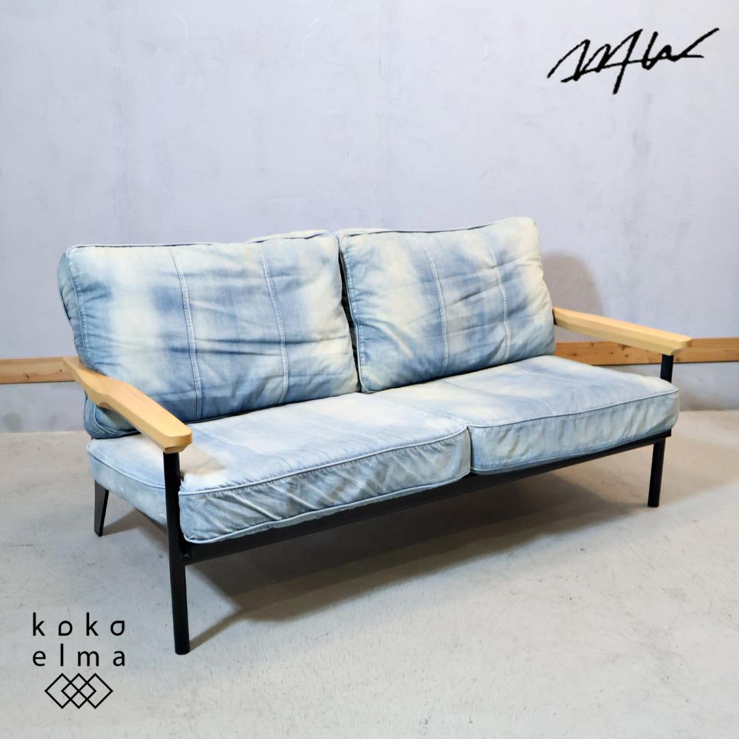 WTW ダブルティー TISMO デニム 2人掛けソファ ラブソファ 西海岸風