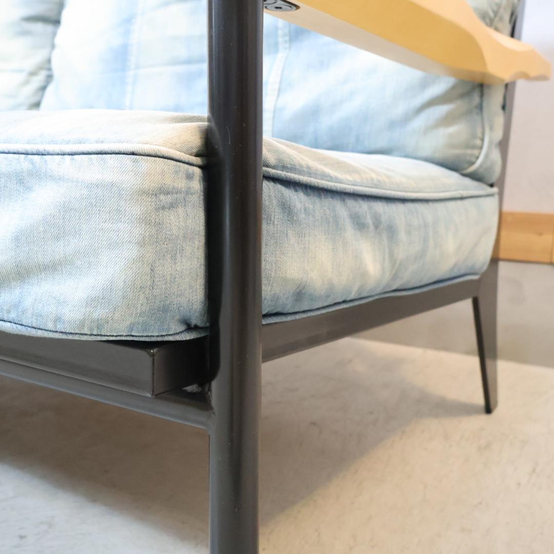 WTW ダブルティー TISMO デニム 2人掛けソファ ラブソファ 西海岸風