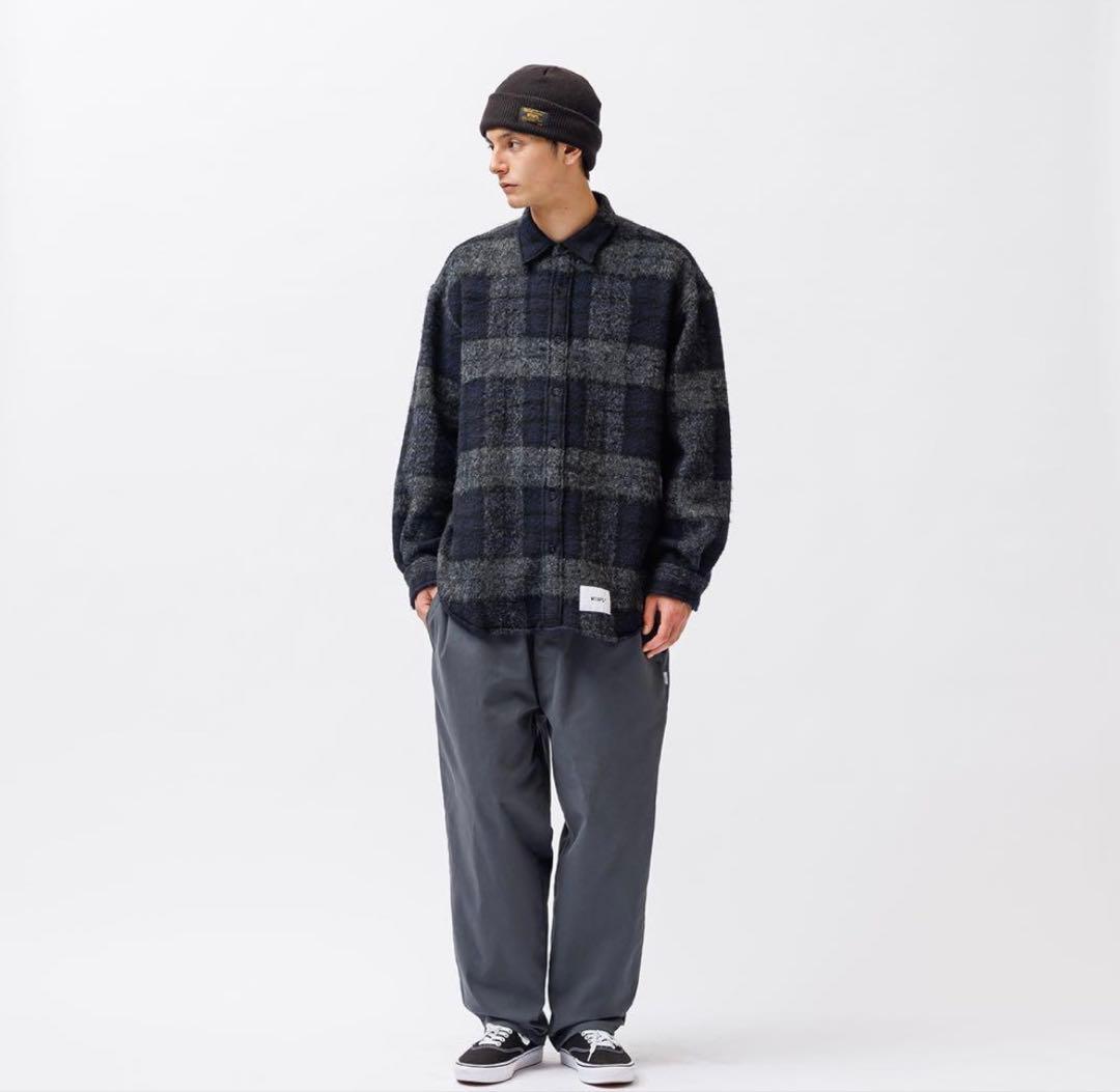 トップス wtaps TXT 02 LS WONY. TWEED. TEXTILE. L