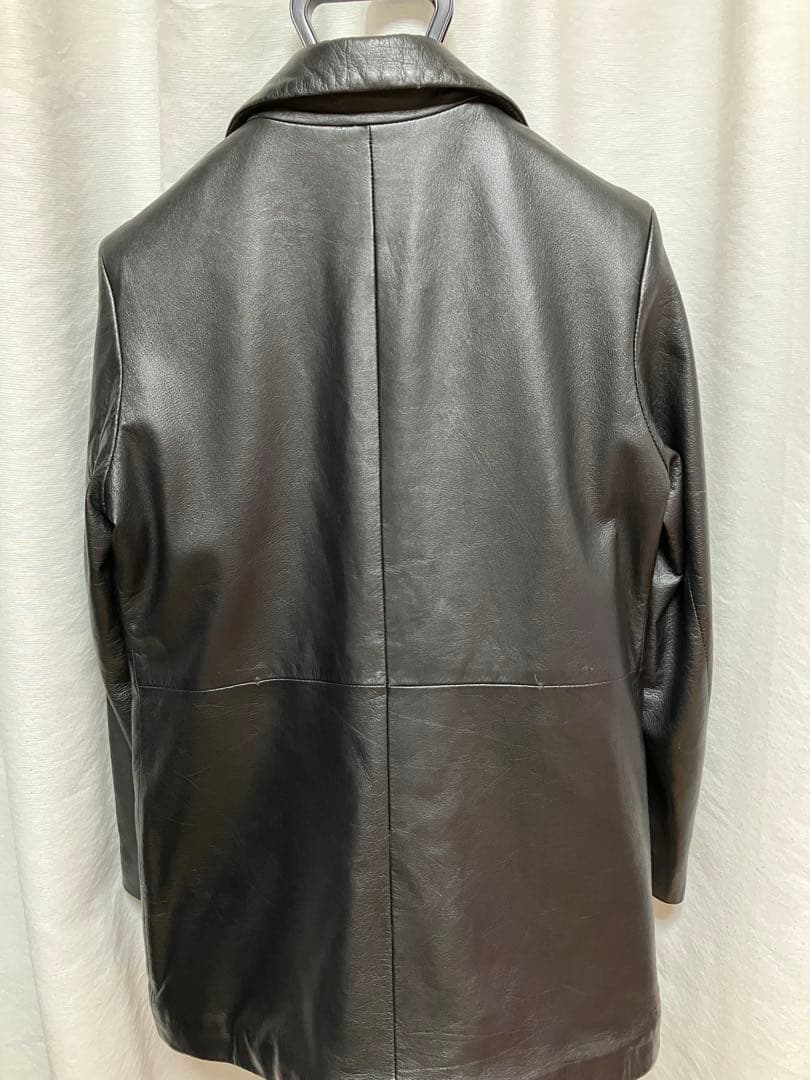 【90s.00sヴィンテージ】GAP オールドギャップ レザー カーコート