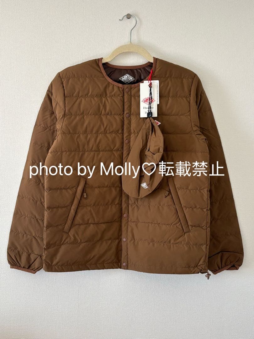 [DANTON/ダントン] インナーダウン クルーネックジャケット