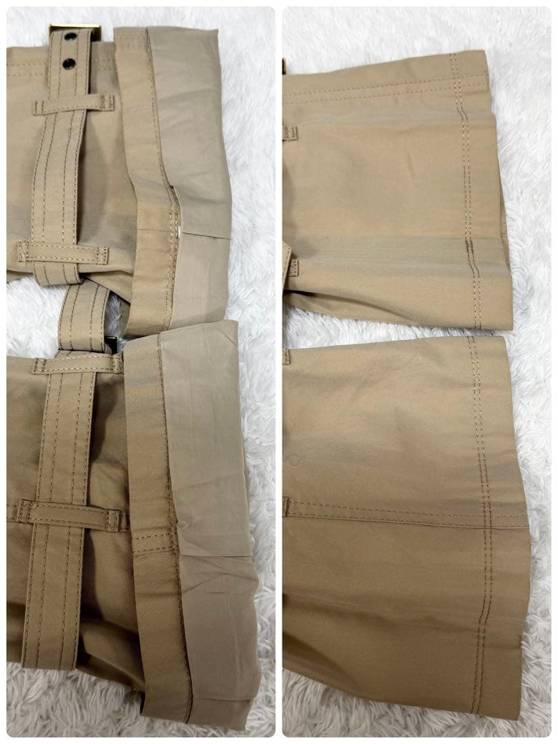 【バーバリーブルーレーベル】トレンチコート Aラインノバチェック40（L）