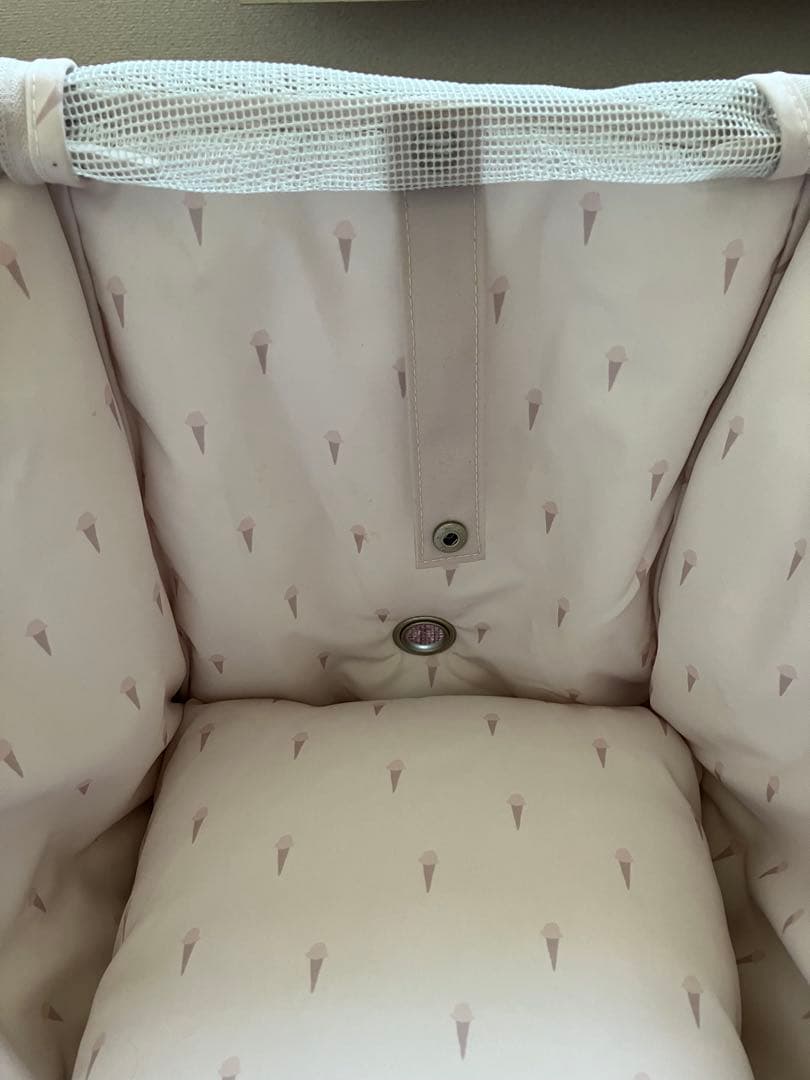 ジェラートピケ　メッシュ上部 キャリーバッグ