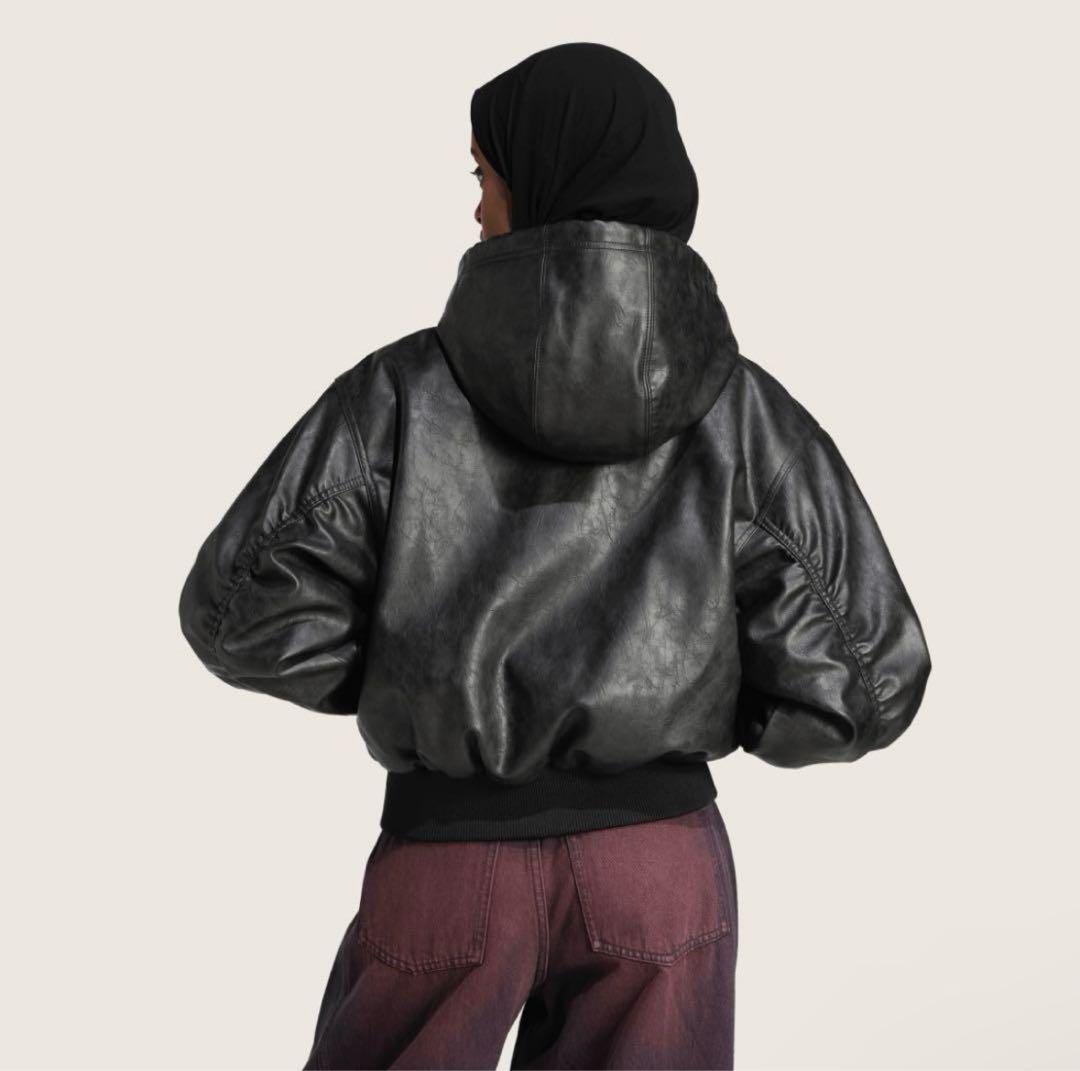 adidasADILENIUM シーズン3 ビンテージ フェイクレザージャケット